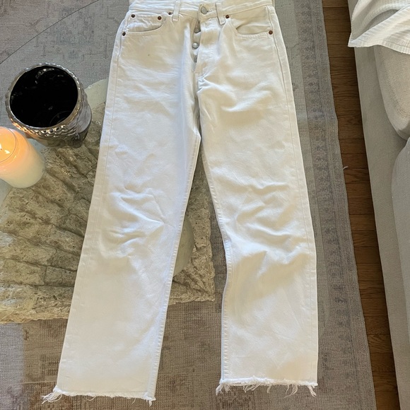 White vintage Levi’s 501 25” - Picture 1 of 3